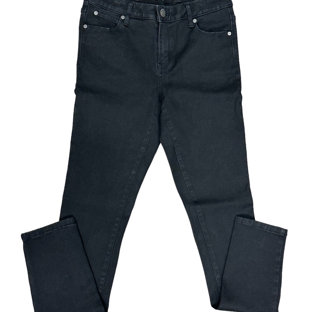 Women's Simply Vera Wang 2 XS Ankle Jeans Denim Black Skinny Stretch Slender - Picture 3 of 9